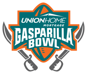 Union home mortgage gasparilla bowl logo