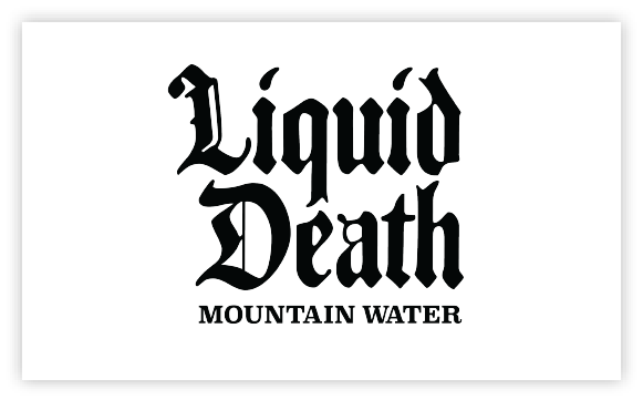 Logos liquid death
